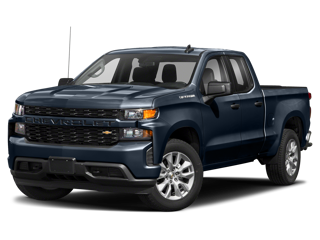 2021 Chevrolet Silverado 1500 Custom in Northsky Blue Metallic